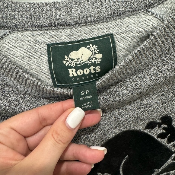 Roots Salt & Pepper Crewneck Sweatshirt - Men’s Small - EUC - Picture 3 of 6
